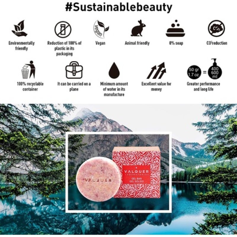 Valquer Laboratorios Solid Body Gel with Licorice Extract and Argan Oil 50g