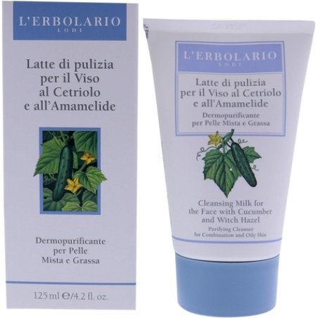 L'Erbolario Cucumber and Witch Hazel Cleansing Milk