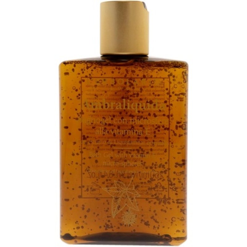 LErbolario Ambraliquida Bath Gel with Vitamin E Micro-Spheres for Unisex 8.4oz