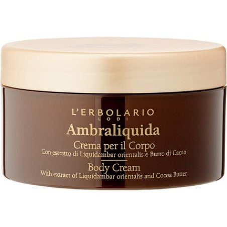 L'Erbolario Ambraliquida Perfumed Body Cream 250ml