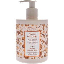 LErbolario Berries Flowers Wood Cleansing Gel Face and Hands 16.9oz
