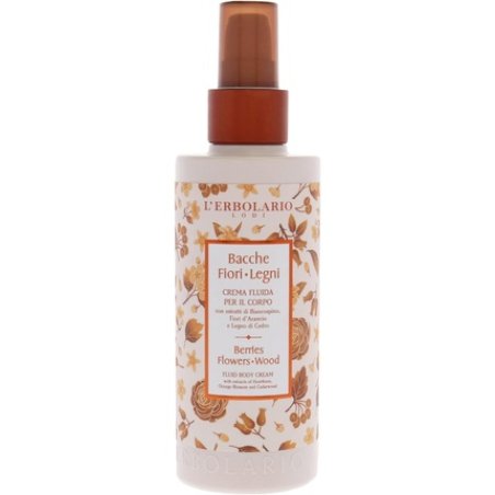 LErbolario Berries Flowers Wood Fluid Body Cream 6.7oz