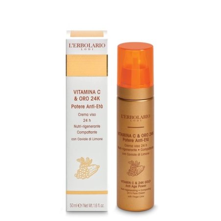 L'Erbolario Vitamin C & 24k Gold Anti-Aging Face Cream