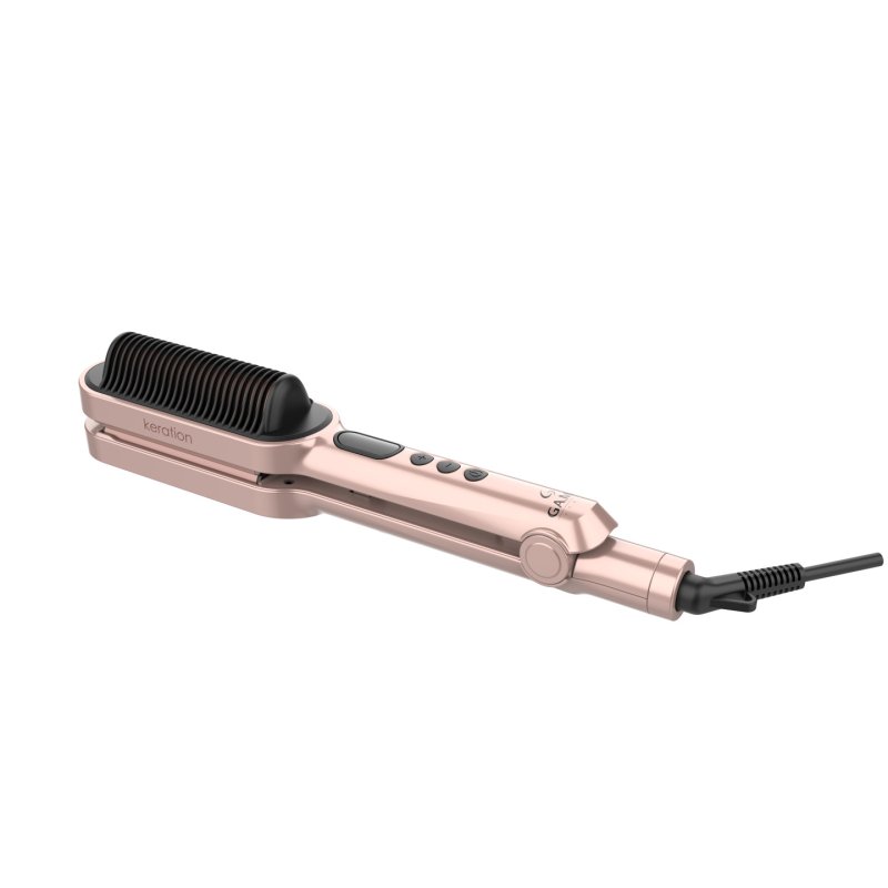 Ga. Ma Waver & Brush Keratin Curling Iron Warm Gold 70W