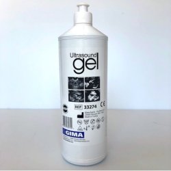 Gima Ultrasound Gel 1000 Milliliters - Ideal For Medical Ultrasound Procedures