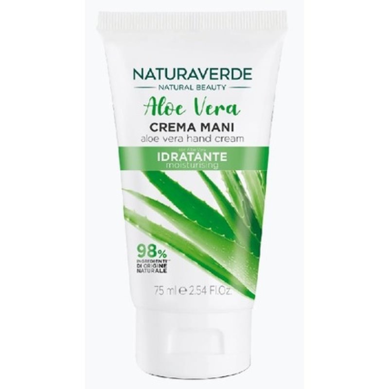 NATURAVERDE Hand Cream 75ml Tube - Aloe Vera