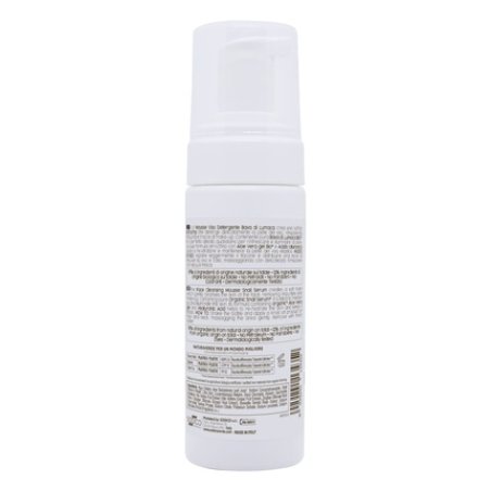 Naturaverde Organic Snail Slime Cleansing Mousse with Organic Aloe Vera and Hyaluronic Acid ICEA Certified Refreshing