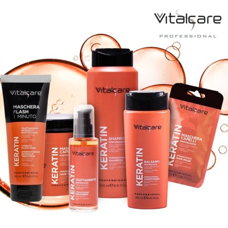 VITALCARE Keratin Mask Flash 1 Minute Intensive Treatment Strengthening 190ml