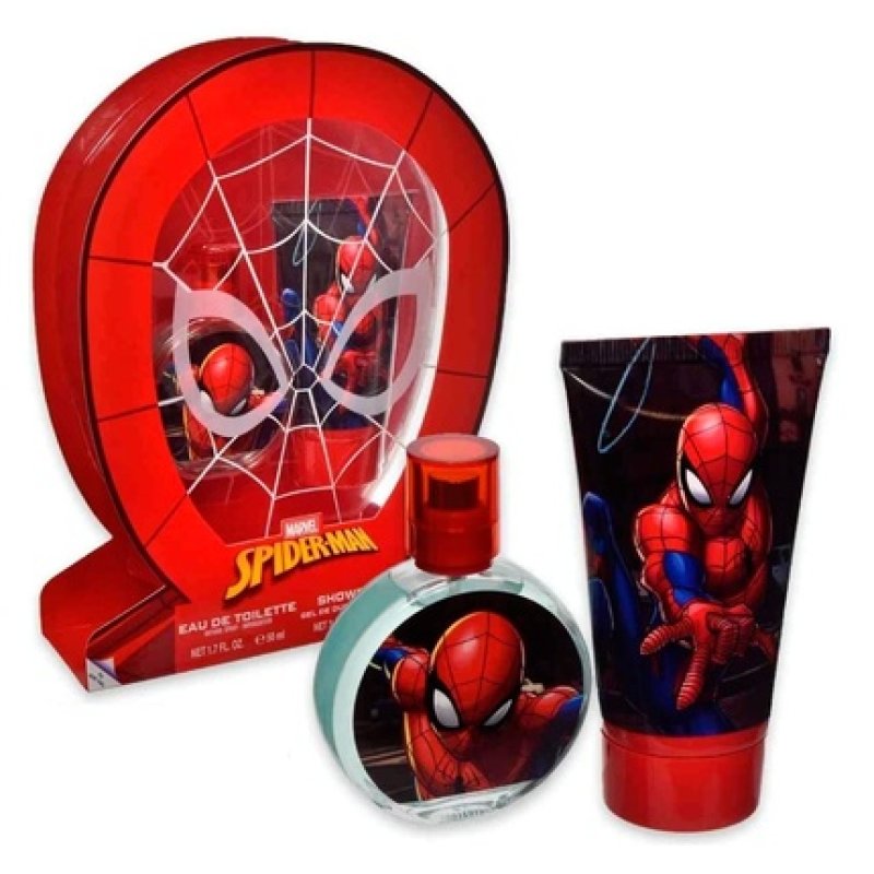 Marvel Spider Man Kids 1.7oz EDT Spray 3.4oz Shower Gel 2 Piece Gift Set