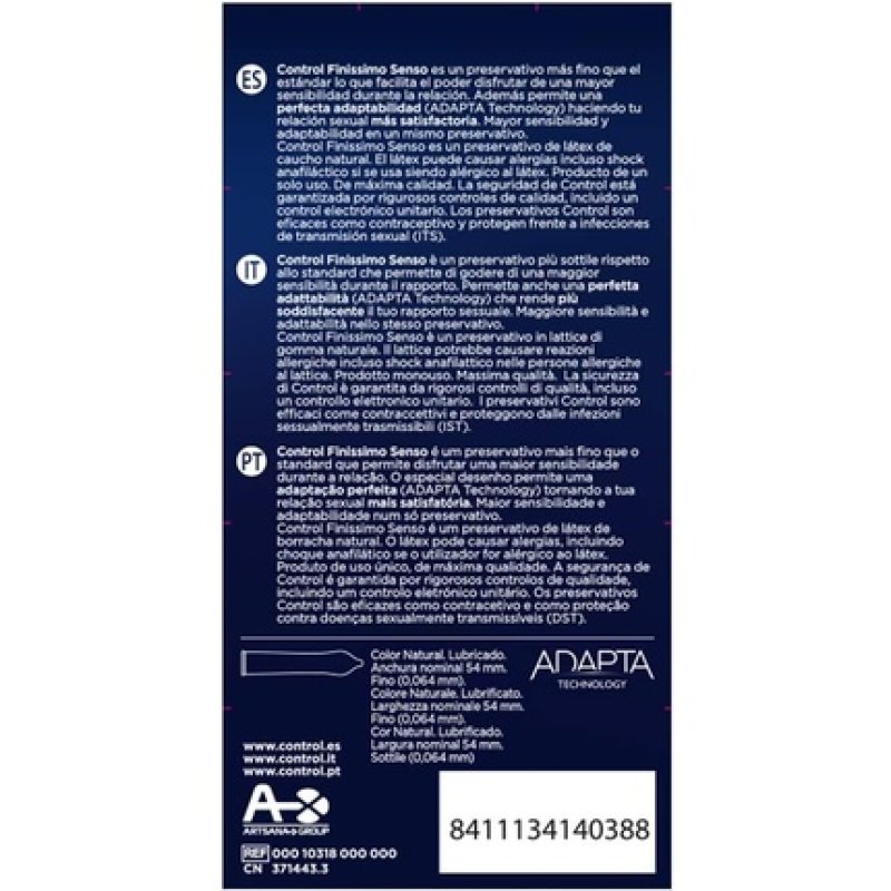Finissimo Condoms Control Pack of 6