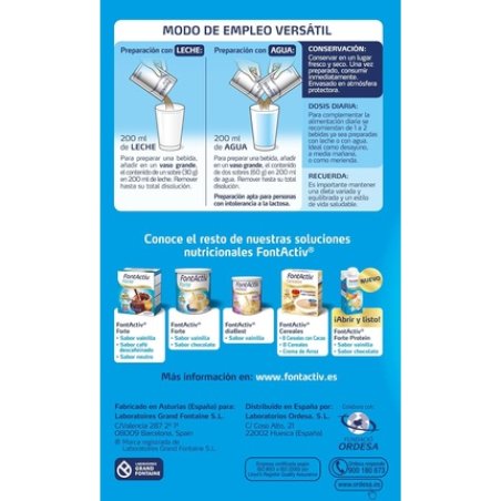 Fontactiv Forte Chocolate Sachets