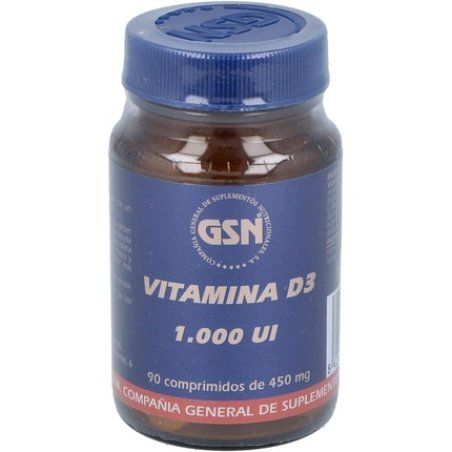 Nutricosmetics GSN Vitamin D3 1000 IU 90 Capsules