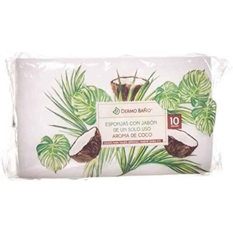 Dermobano Disposable Soap Sponge - Bath Sponge with Dermatological Benefits