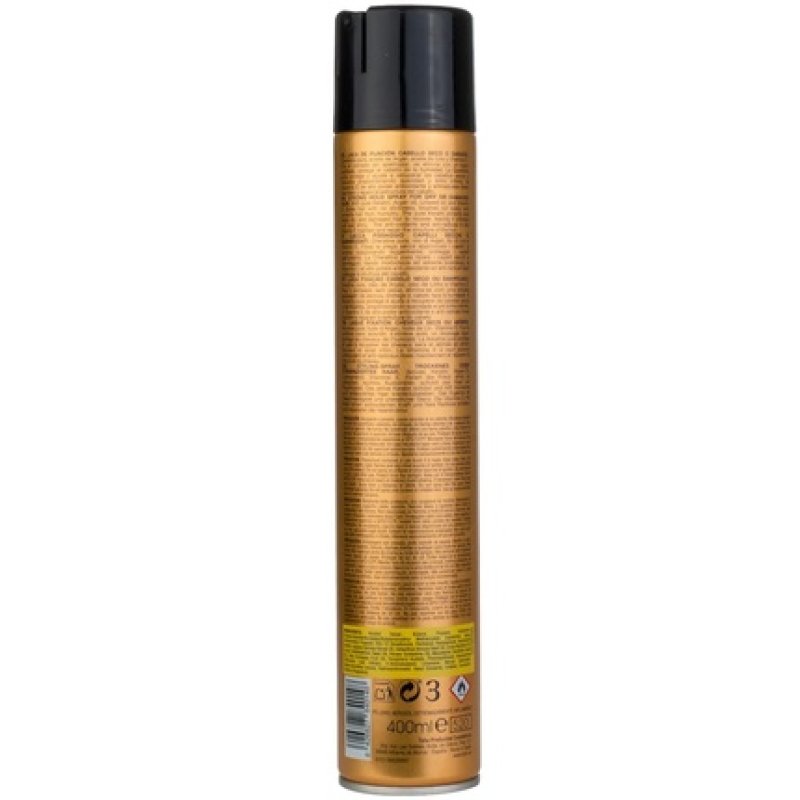 Tahe Satin Keratin Gold Hold Hairspray for Dry or Damaged Hair Level 5