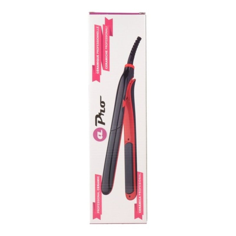 Albi Pro Digital Ceramic Professional Iron Black - Red