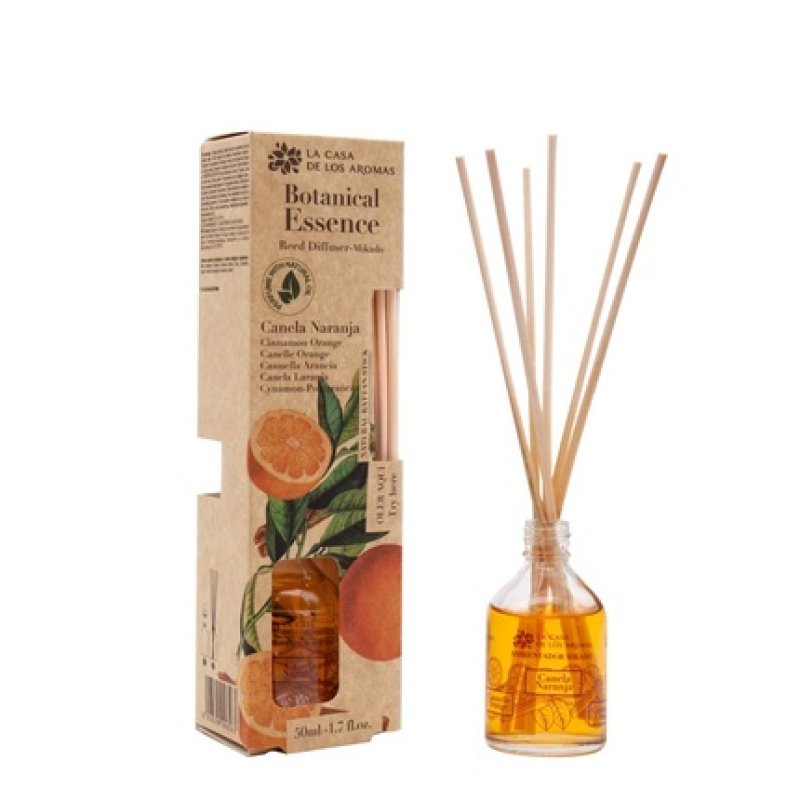 Flor De Mayo Botanical Essence Cinnamon And Orange Scented Sticks 50ml