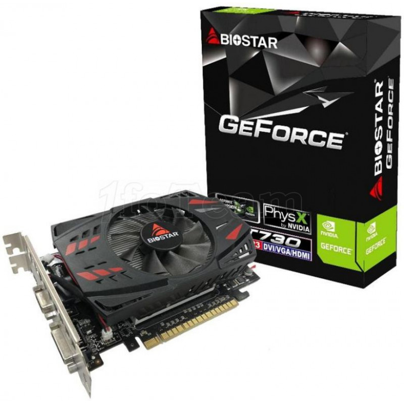 Carte Graphique Nvidia Biostar compatible GeForce GT730 2 Go PCI-E