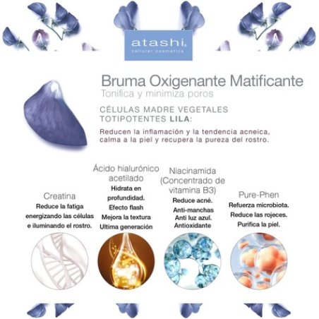 Atashi Fresh & Pure Matifying Oxygenating Mist 60ml