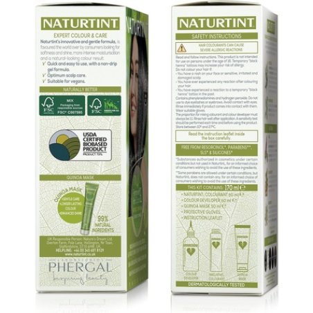 Naturtint Permanent Hair Colour 8A Ash Blonde Plant Enriched Radiant Colour Ammonia Free Vegan-Friendly Formula Long