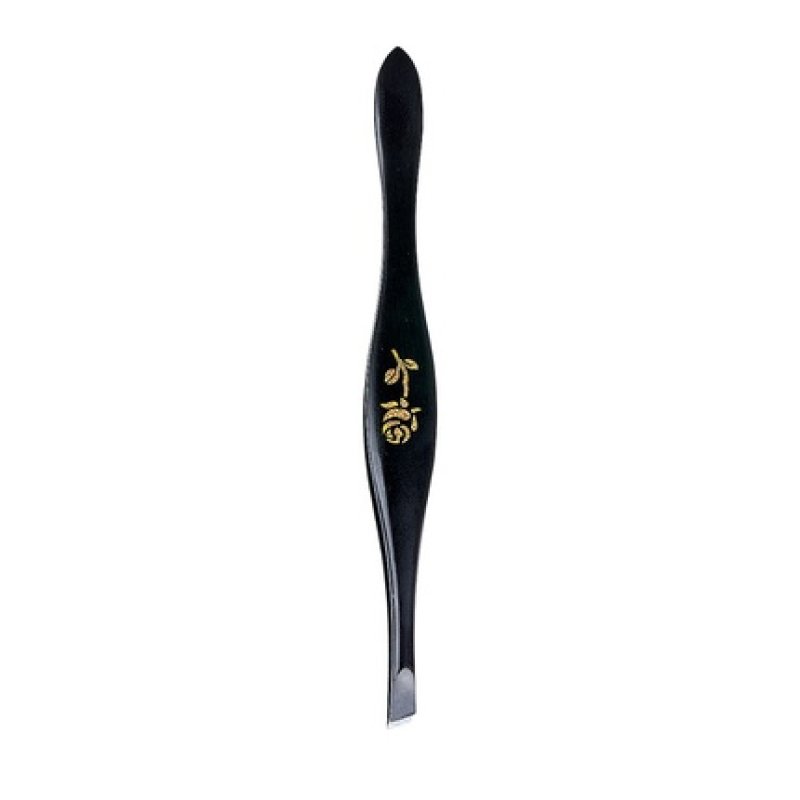 Inter-Vion Premium Line Tweezers Black With Rose