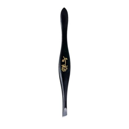 Inter-Vion Premium Line Tweezers Black With Rose