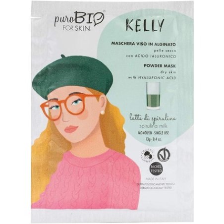 PuroBio Kelly Peel Off Face Mask for Dry Skin No. 09 Spirulina Milk