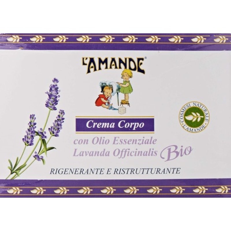L'AMANDE Moisturizing Body Cream for Dry Skin with Hyaluronic Acid and Vitamin E Antioxidant Gentle and Nourishing