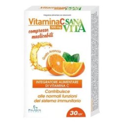 Paladin Pharma Sanavita Vitamin C Chewable Tablets 30 Tablets
