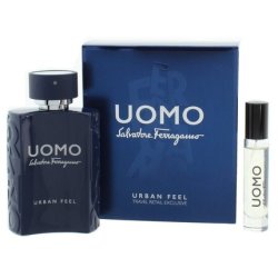 Salvatore Ferragamo Men's Urban Feel 100ml & 10ml EDT Fragrance Spray Set
