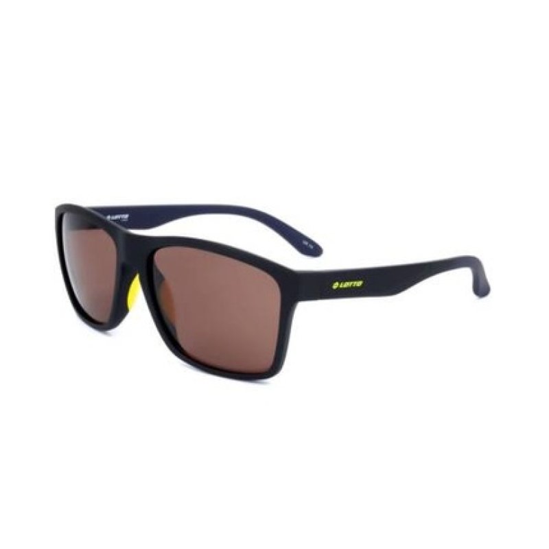 Lotto Ls1009 Black Yellow Matte Unisex Sunglasses 60/17/142