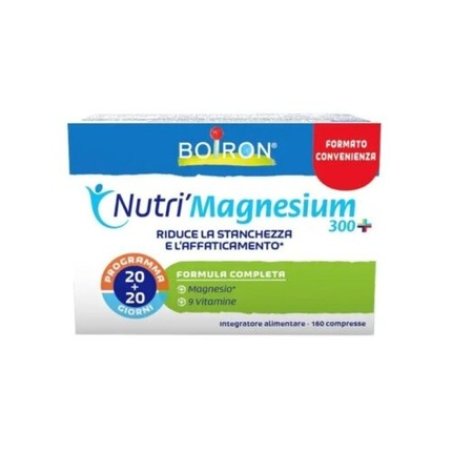 BOIRON Nutrì Magnesium 300 Magnesium Supplement 160 Tablets