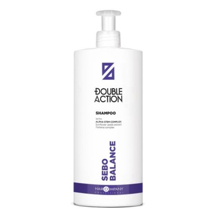 Double Action Shampoo Sebum Balance Regulates Excess Hair Oil 1000ml
