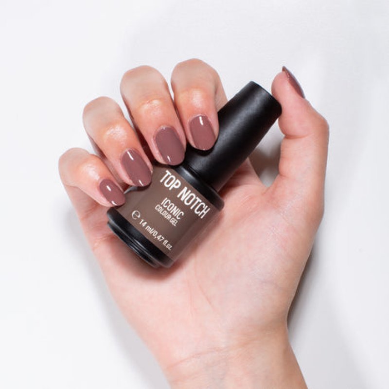 Top Notch by Mesauda Iconic Colour Gel nail polish 14 ml Brown
