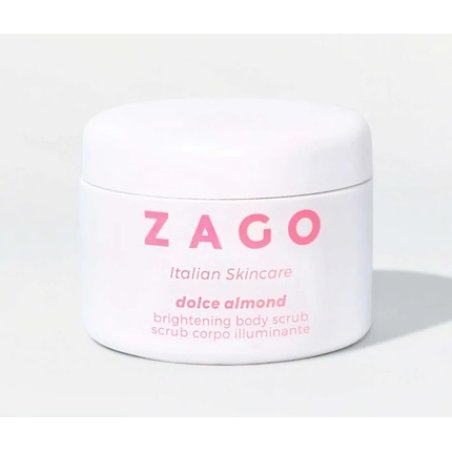 Zago Milano Sweet Almond Body Scrub Brightening Suitable for All Skin Types VEGAN Made in Italy 370g