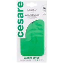 Mr & Mrs Fragrance Cesare Scented Card Warm Spicy - Car Air Freshener