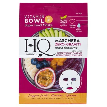 Hq Ingredients Zero-Gravity Mask With Passion Fruit, Avocado, And Banana