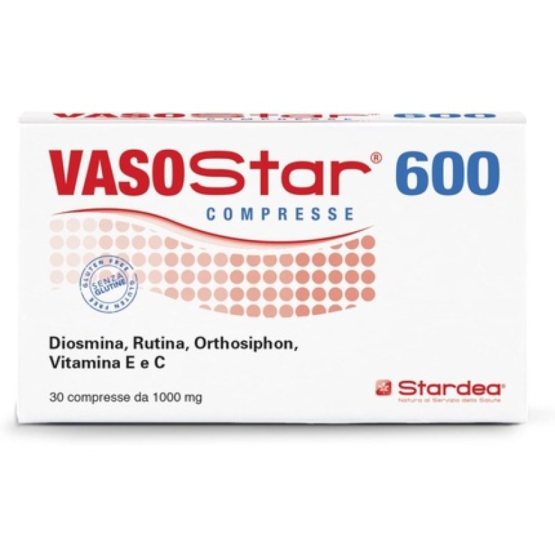 Vasostar 600 Chronic Venous Insufficiency Bioflavonoids Diosmin Leg Well-being Against Leg Heaviness and Swelling