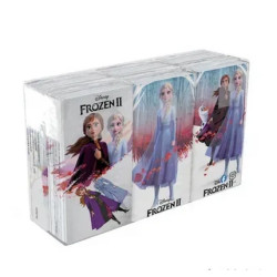 Kartika Frozen Ii Handkerchiefs - 6 Pieces, 9 Napkins, 4 Layers
