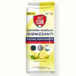 Pretty Clean Salviette Igienizzanti Multiuso 50pz - Limone