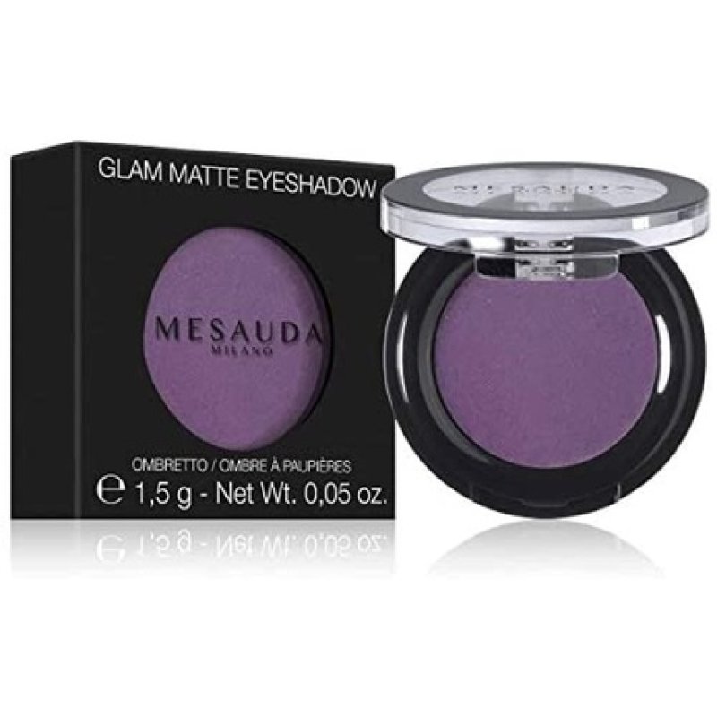 Mesauda Milano Compact Eyeshadow Glam Matte Eyeshadow 105 Purple Rain