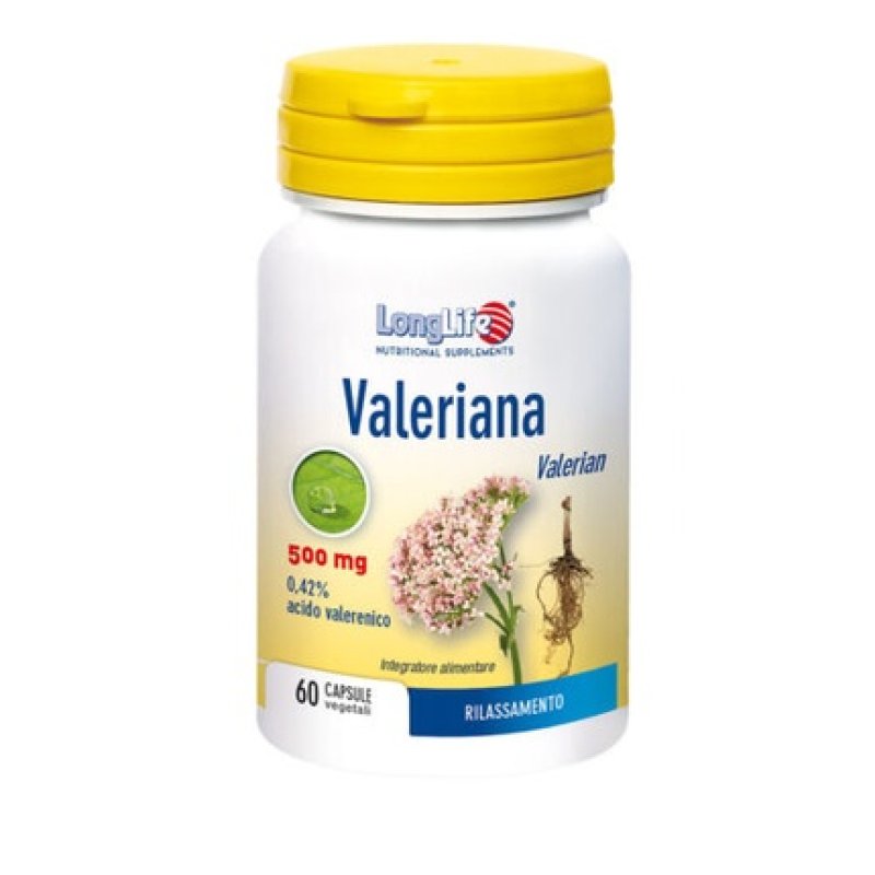 Baldrian 500mg LongLife Vegetarian Capsules