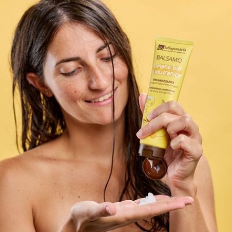 La Saponaria Volume Conditioner for Shiny and Light Hair with Organic Ingredients