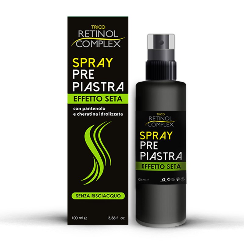 Heat Protection Spray with Silk Effect with Panthenol and Hydrolyzed Keratin Thermal Hair Protection Spray
