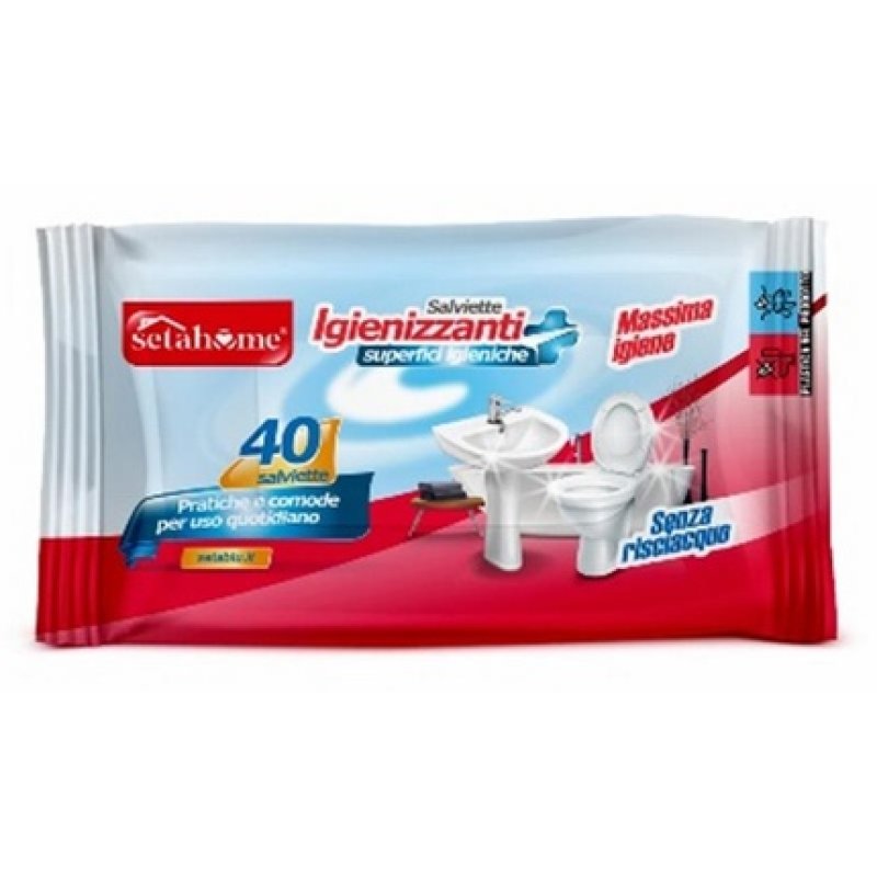 Setablu Sanitizing Wipes 40 pcs for Bathroom