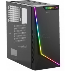 Boitier Moyen Tour ATX Gamdias Argus M1 RGB avec panneau vitré (Noir)