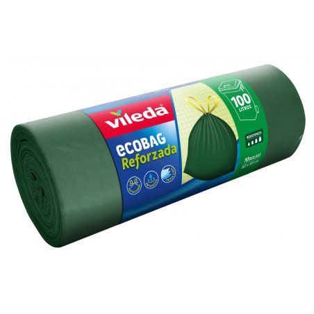 Vileda Ecobag trash bag 100 L Green 10 pc(s)