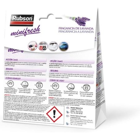 Rubson MiniFresh Dehumidifier for Cabinets Plastic Lavender