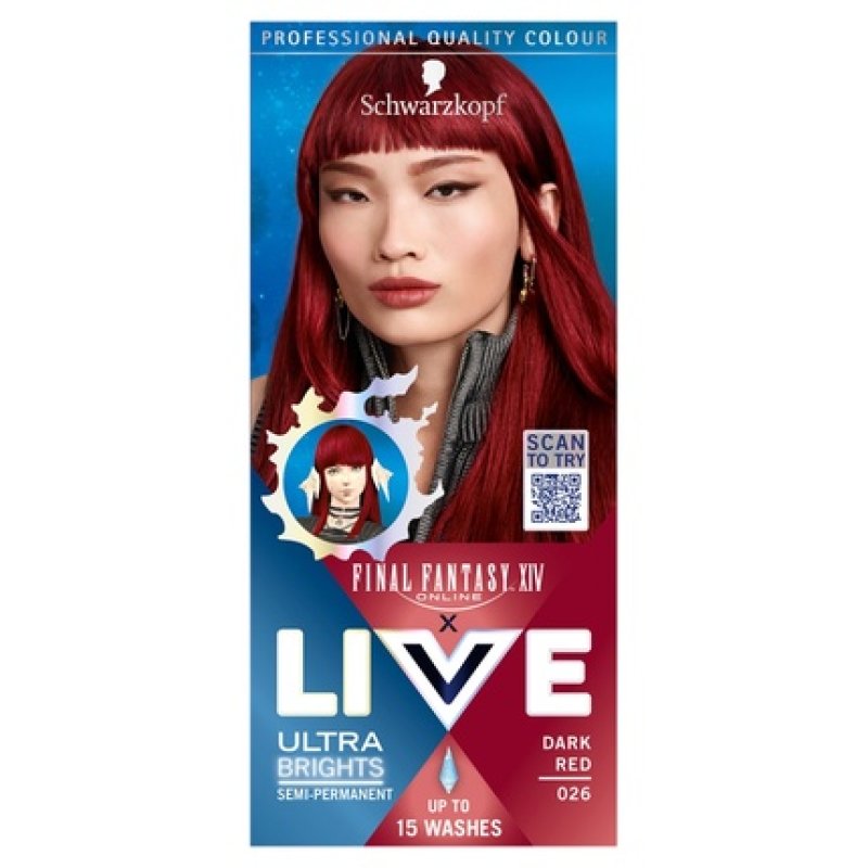 Schwarzkopf Live Hair Color 026 Dark Red