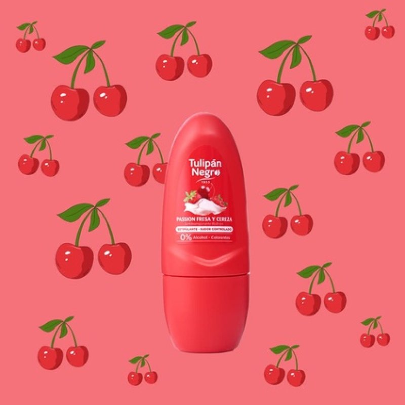 TULIPÁN Anti-Roll on Strawberry and Cherry 50ml
