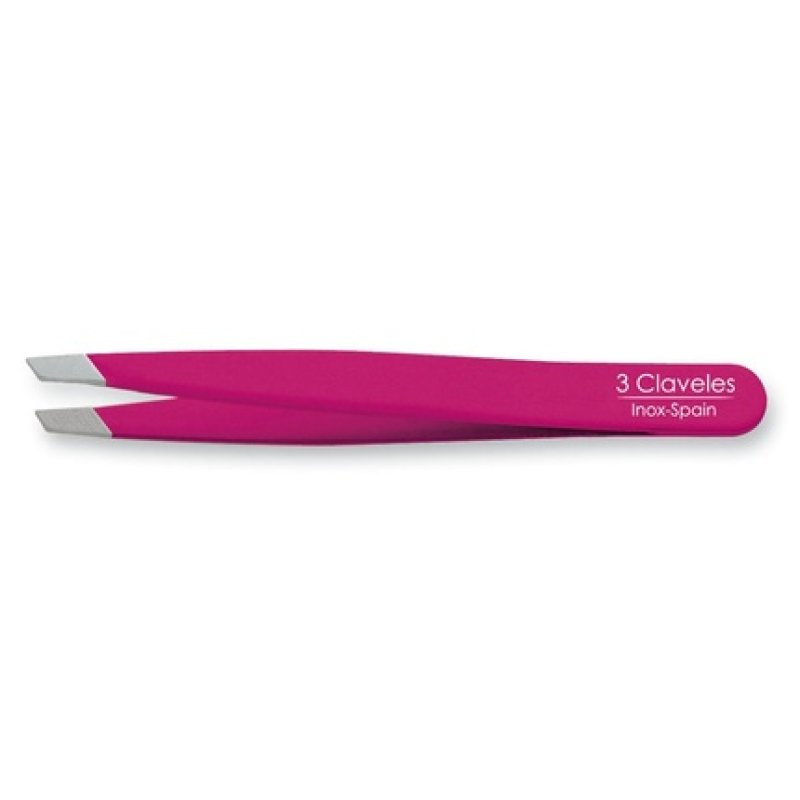 12278 Slanted Tweezers Stainless Steel 9cm